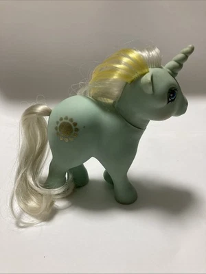 Figura de juguete Hasbro My Little Pony G1 Sunbeam de colección azul blanco amarillo 5,5" 1983 Foto 1 de 4