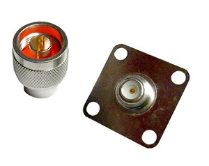 Bird 4240-402 N Male with Quick Change Unidapt Flange for Bird 43 Wattmeters - Picture 1 of 4