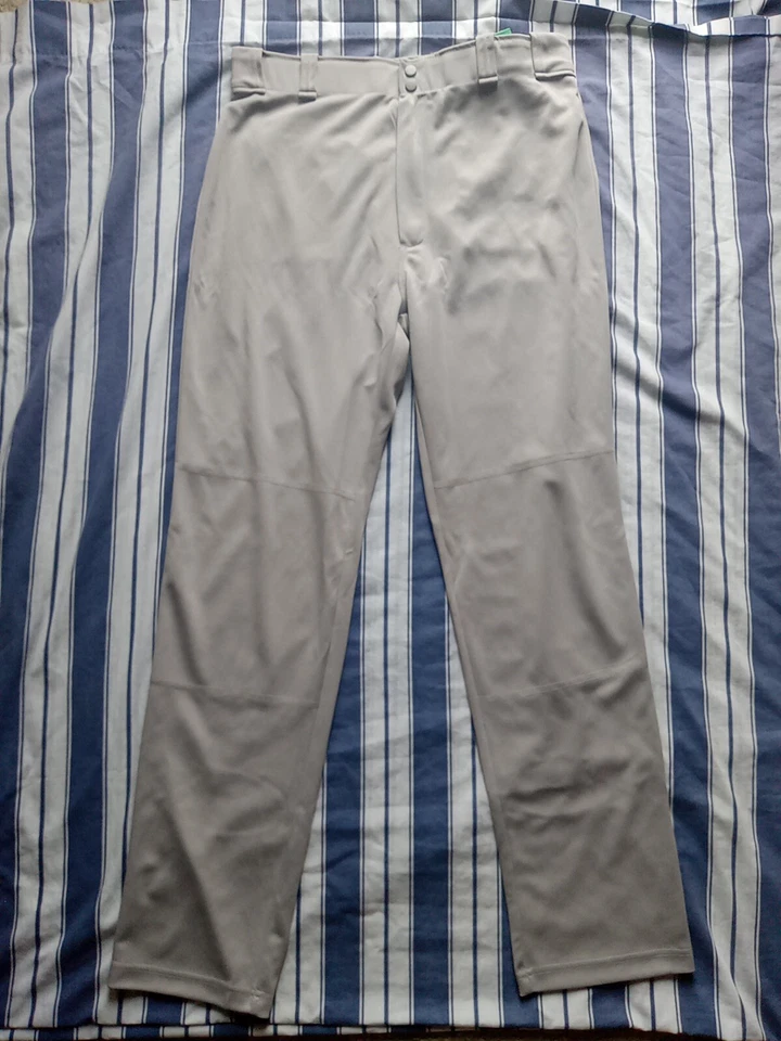 Rawlings Baseball Pants Men's Size Large Gray