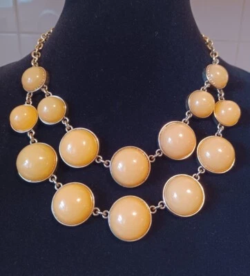 Collar Ann Taylor imitación caramelo ámbar llamativo Foto 1 de 4