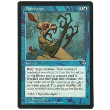 Polymorph Mirage Blue Rare MTG Magic The Gathering LP