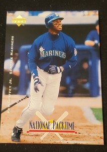 Ken Griffey jr upper deck 1995 national packtime #6 seattle mariners 