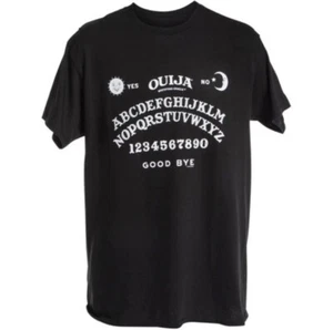 Mens Womens Ouija Board Tee Shirt Spirit Board Small Medium Black Halloween - Bild 1 von 3