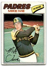 1977 Topps Mike Ivie San Diego Padres #325