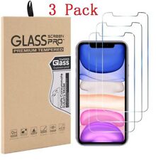 6-PACK iPhone 15 14 13 12 11 Pro XR  GLASS Screen Protector and 20w Fast charger