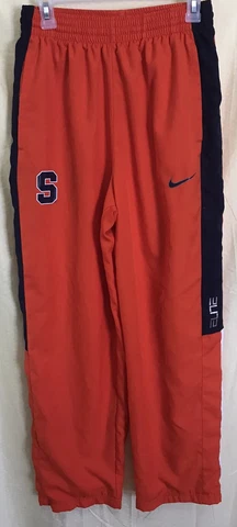 Team Nike Elite Syracuse University Pants Sweatpants Official Warm Up Sz Small Cover