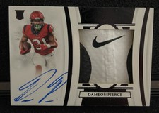 2022 Flawless Dameon Pierce RPA /5 Sick Nike Patch Texans Extra Thick Card