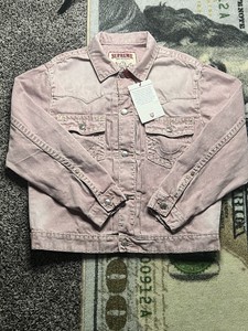 supreme pink denim jacket