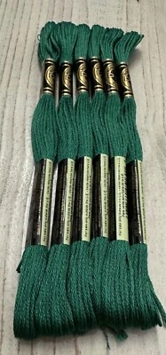 Cypress Green #561 DMC Mouline Special 25 Embroidery Floss 8M Lot of 6 - Image 1 of 4