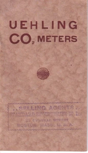Uehling Instrument Company Broschüre Katalog CO2 Meter Standard Eng Boston Agent - Bild 1 von 10