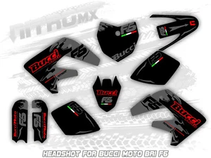 Bucci Moto BucciMoto BR1 F6 Motocross Graphic Kit by NitroMX - Imagen 1 de 1