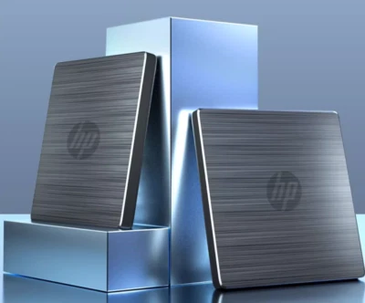 Genuine HP External USB CD DVD Burner Writer Player Drive for Laptop Desktop PC - Image 1 of 4