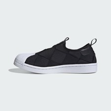adidas superstar slip on black | eBay