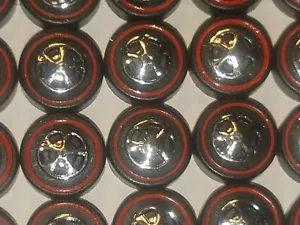 Lote de 48 neumáticos de rueda Hot Wheels Redline Red Line estilo gorra mediana - ¡BONITOS! - Imagen 1 de 3