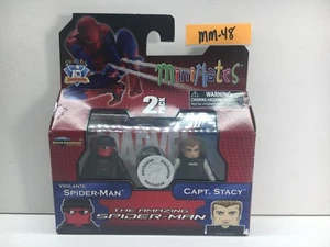 Minifiguras Minimates VIGILANTE SPIDER-MAN & CAPTAIN STACY VERDADERAS EXCLUSIVAS 2012 - Imagen 1 de 5