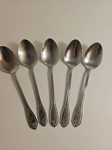 Customcraft Stainless Taiwan Sample Set Of 5, Monogram, 7" Spoon (F) - Picture 1 of 5