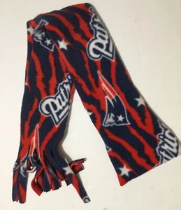 NFL New England Patriots ~ FLEECE SCHAL CA 52 X 6" UNISEX HANDMADE Champions - Bild 1 von 3