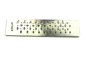 Jewellers 6" Drawplate, Oval, Half Round, Triangle, Square 40 Holes. J1146 - Picture 1 of 1