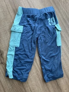 Kickee Pants Sweats Size 6-12 Months Bamboo Blue Side Pockets Baby - Afbeelding 1 van 2