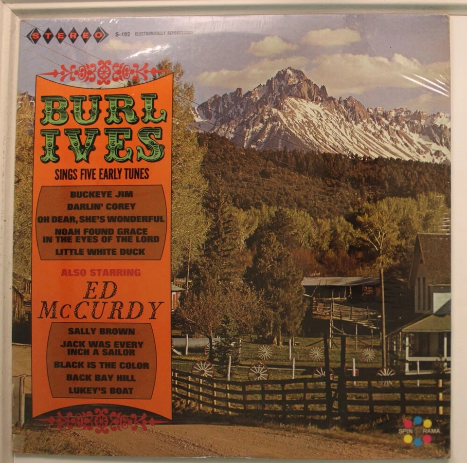 Burl Ives Lp Sings Five Early Tunes On Stereo - Sealed / Sealed - Image 1 of 1