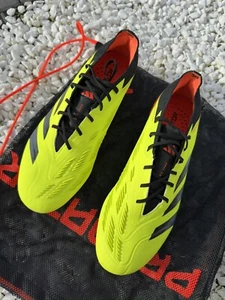 Adidas Men’s Predator Elite FG Soccer Size 9.5 US Yellow/Pink IF5441 - Picture 1 of 11