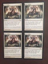 4x Awe Strike NM/MINT MTG Mirrodin x4 OOP Magic