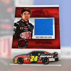 Jeff Gordon 2009 PRESS PASS PIECES RACE USED CAR COVER PACK PULLED card #14/25