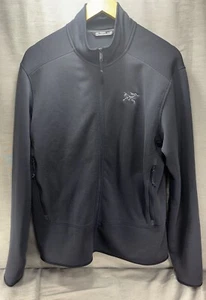 Arcteryx Kyanite Jacket Mens Large Blue Softshell Fleece Sweatshirt - Picture 1 of 10
