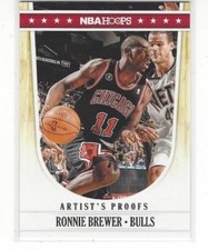 2011-12 HOOPS BASKETBALL PARALLEL ARTIST'S PROOF INSERT SINGLES