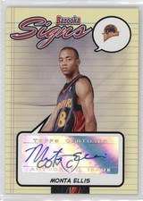 2005-06 Topps Bazooka Signs Monta Ellis #BS-ME Rookie Auto RC