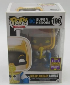 Funko Pop! DC Super Heroes Interplanetary Batman #196 Summer Convention  - Picture 1 of 8