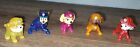 Paw Patrol Neon Mini Figures Zuma Rubble Skye Marshall And Chace Mighty Super Paws