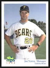 1992 Yakima Bears Classic/Best #24 Joe Varva