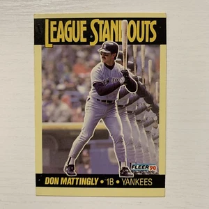1990 Fleer Don Mattingly #2 League Standouts New York Yankees - Picture 1 of 2