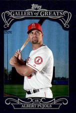 2015 Topps Gallery of Greats #GG17 Albert Pujols Angels (ref 6462)
