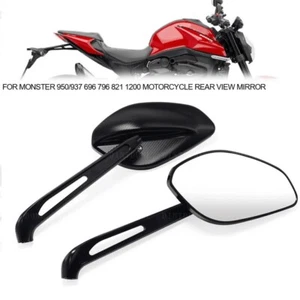 Motorcycle Rear View Mirror For DUCATI MONSTER 659 695 696 796 821 950 937 1100 - Picture 1 of 12