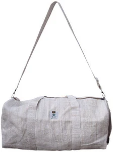 Bolso de hombro de gimnasio de lona natural cáñamo - Imagen 1 de 6
