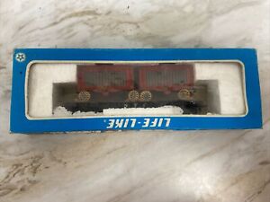 Vintage Life Like HO Scale Circus Car w/Animals Lion Tiger  Flat Car  T-580 NOS