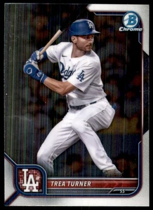 Bowman Chrome Trea Turner 2022 Dodgers de Los Ángeles #43 - Imagen 1 de 2