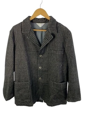 CAMISA COMME des GARCONS 3B Chaqueta a Medida M Lana GRIS Rayas W11094 Foto 1 de 4