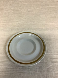 Old Brook Collection Stoneware Saucer Plate Japan Brown Trim 6" Saucer - Picture 1 of 4