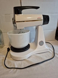 Mezclador de pie Sunbeam Mixmaster vintage con tazón pequeño y batidores - Imagen 1 de 23