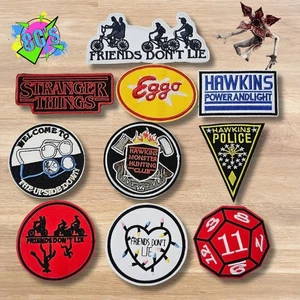 Stranger Things Welcome to The Upside Down 10-teiliges besticktes Aufnäher-Set - Bild 1 von 6