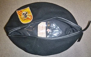 BLACK BERET - Sigma POW RESCUE - MACV-SOG - US RANGER - XL Size 60 - Vietnam War - Picture 1 of 7