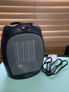 Amazon Basics 1500W Ceramic Personal Heater with Adjustable Thermostat, Black - Picture 1 of 4