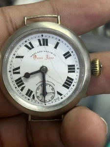 Raro De Colección West End Watch Co. Queen Anne Trench Estilo Reloj Pulsera Correa de Cuero Difícil de Encontrar - Imagen 1 de 11