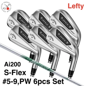 Callaway APEX Ai200 LEFTY Iron Set #5-9, PW 6pcs N.S.PRO 950GH neo Steel S-Flex - Picture 1 of 9