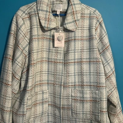 Chaqueta Blazer Lauren Conrad Para Mujer 3X Abotonada Nueva Con Etiquetas Foto 1 de 2