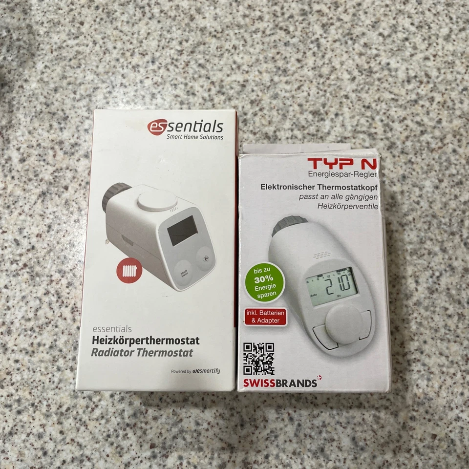 Essentials Programmierbarer Heizkörperthermostat - Weiß