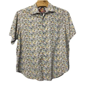 Robert Graham All Over Print Freizeithemd kultiges cooles Design Gr. 2XL LESEN - Bild 1 von 7